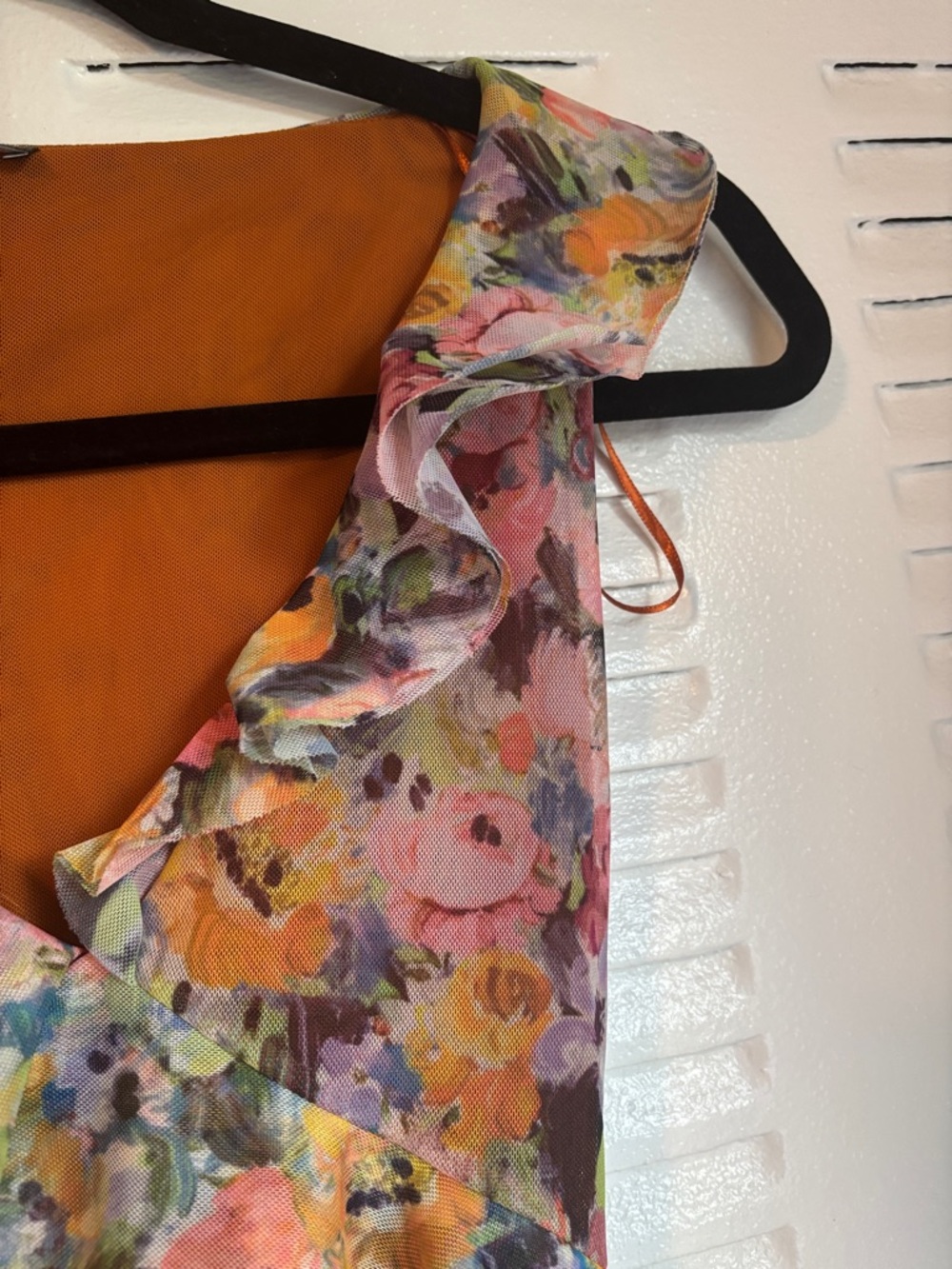 ZARA Floral Ruched Mini Dress Size S New With Tags Romantic Chic Style - Picture 6 of 16